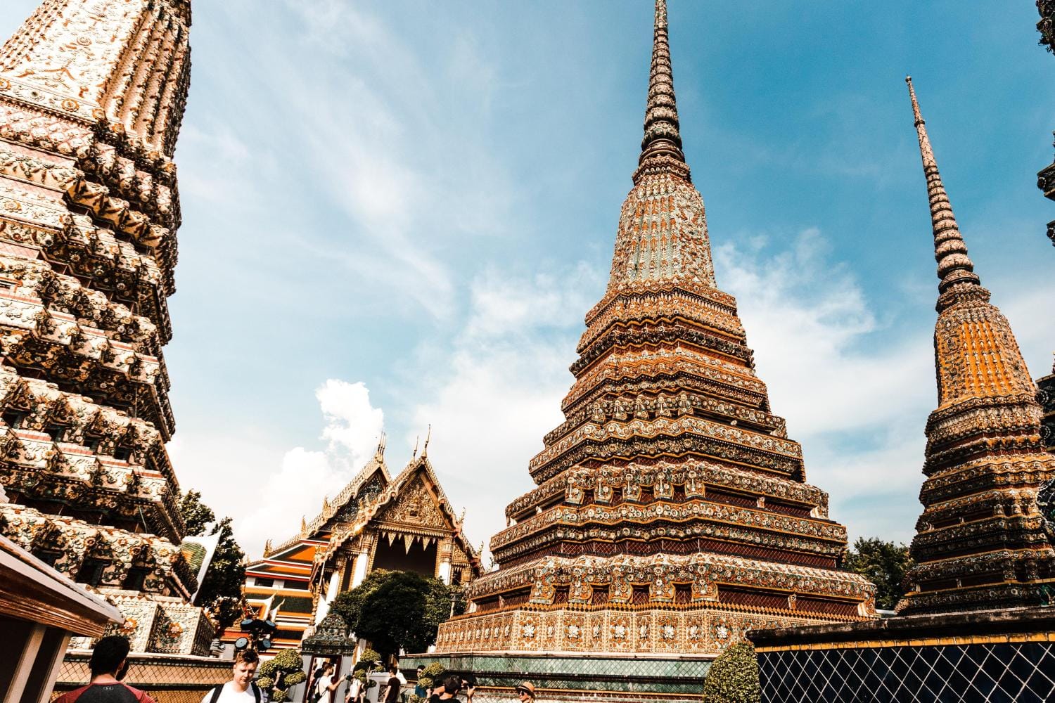 Gran Palacio, Wat Pho y Wat Arun a pie