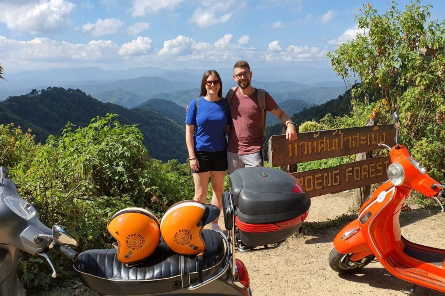 Tour por la campiña de Chiang Mai en Vespa