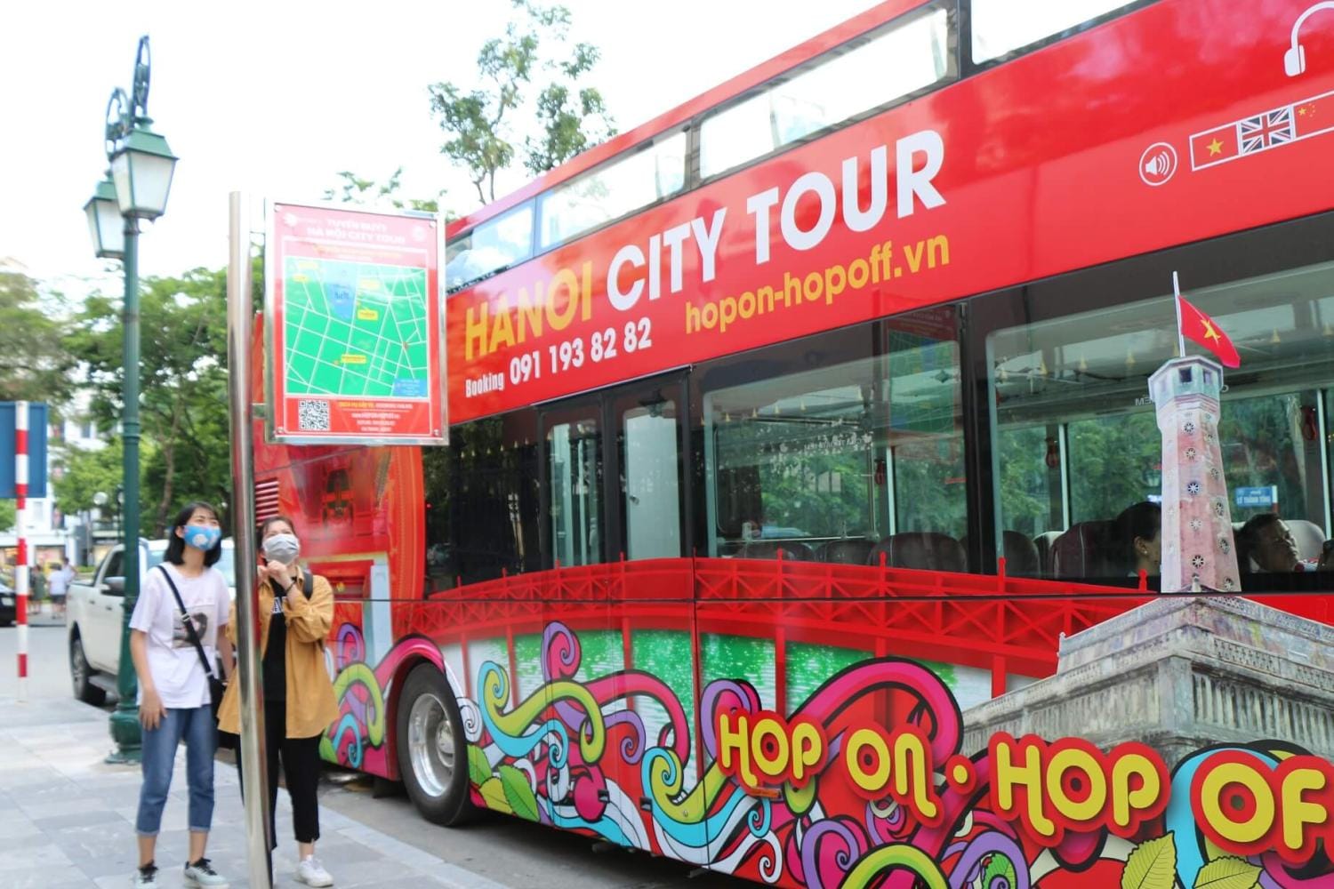 Hanoi hop-on hop-off: diurno y nocturno