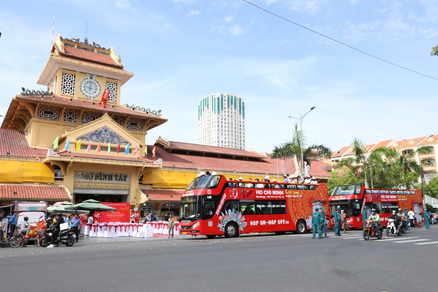 Saigón y barrio chino de Cho Lon en bus
