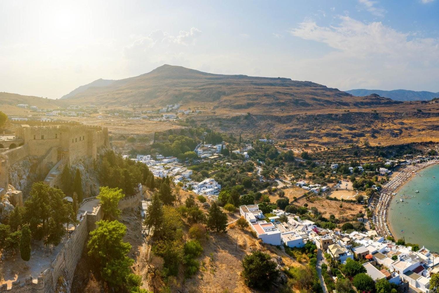Palacio del Gran Maestre y Acrópolis Lindos