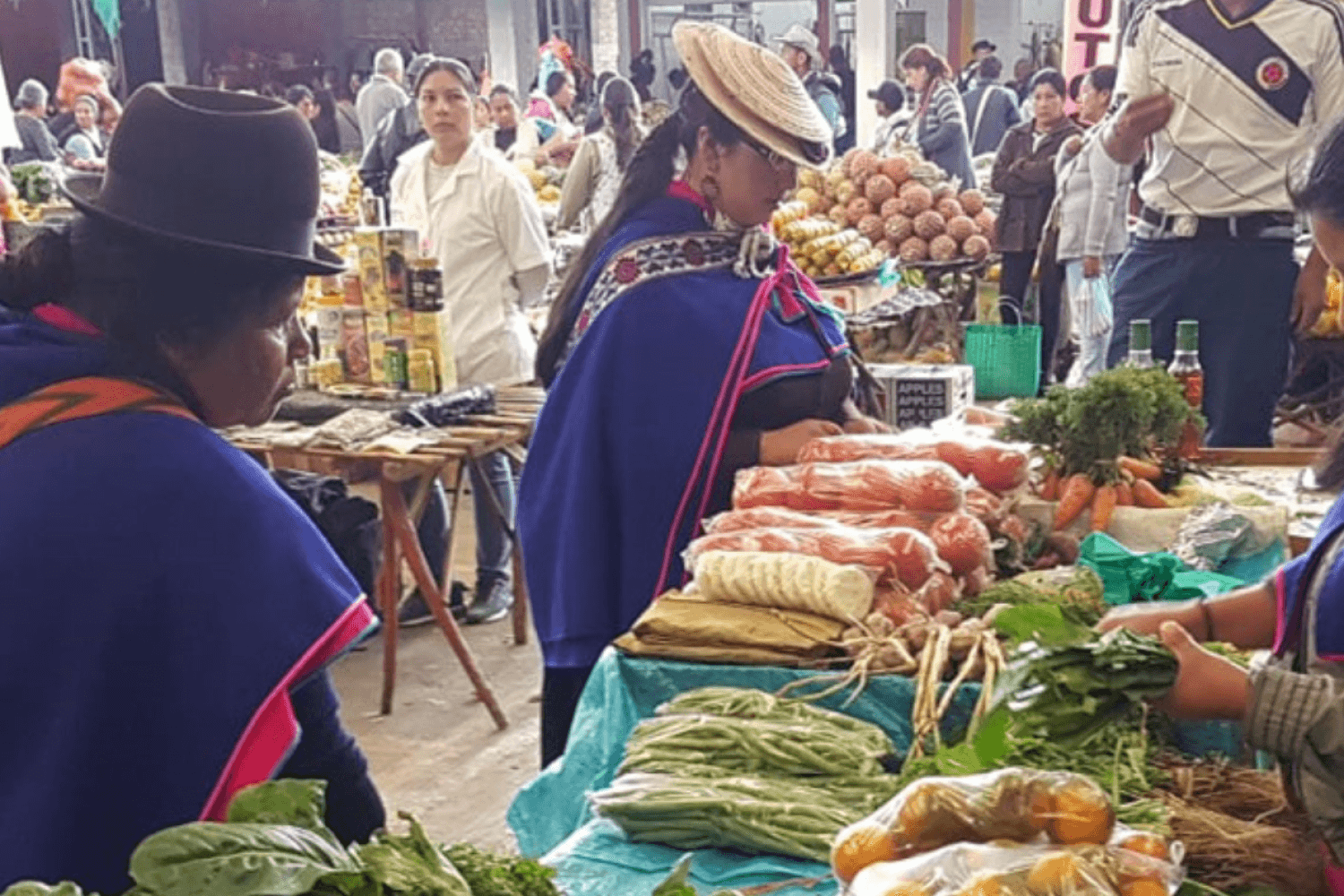 Mercado Indígena de Silvia desde Cali