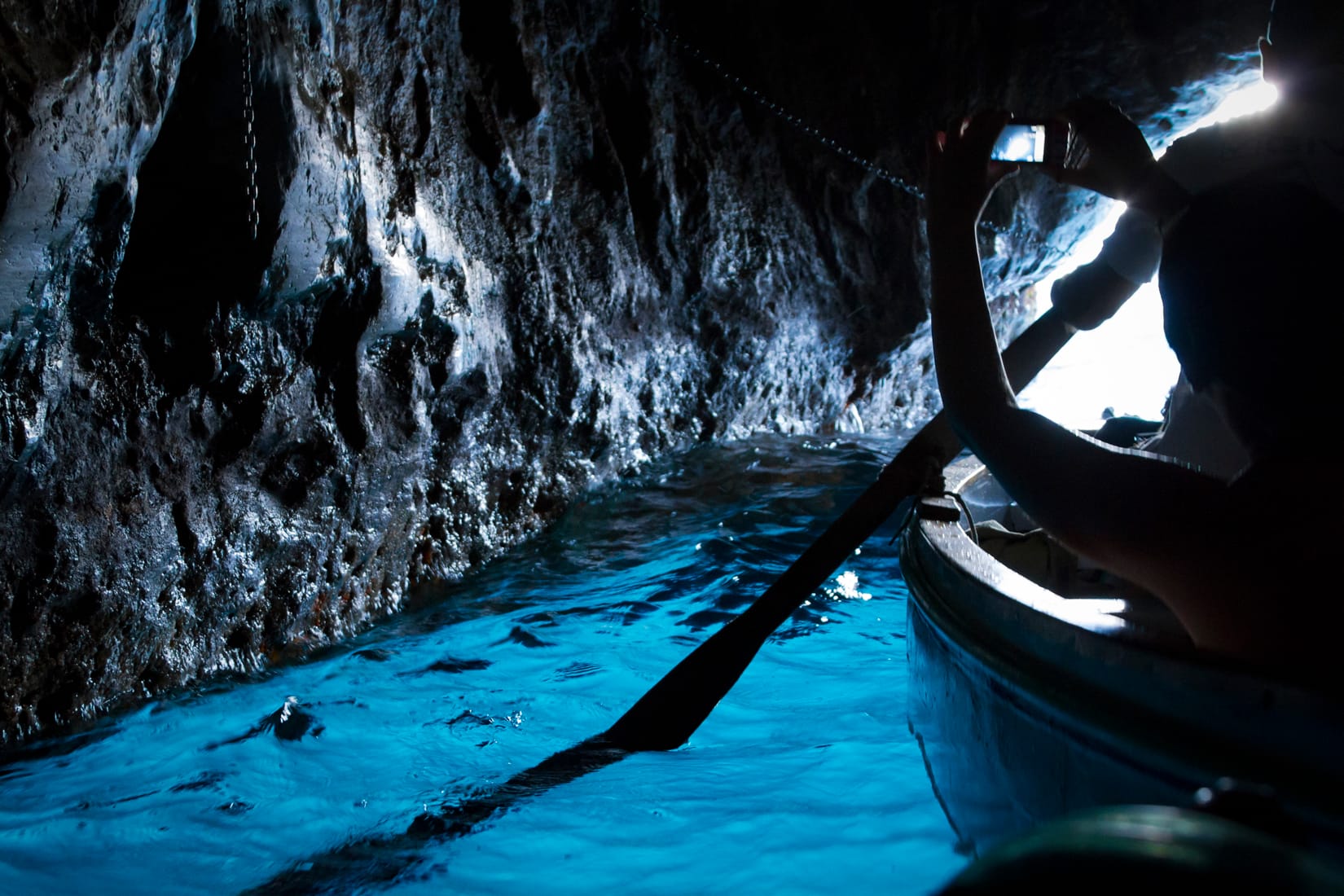 Capri con Gruta Azul desde Sorrento