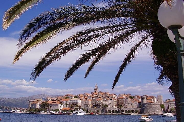 Peljesac y Korcula desde Kolocep