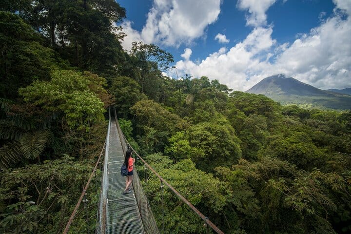 Puentes colgantes de Arenal desde Arenal