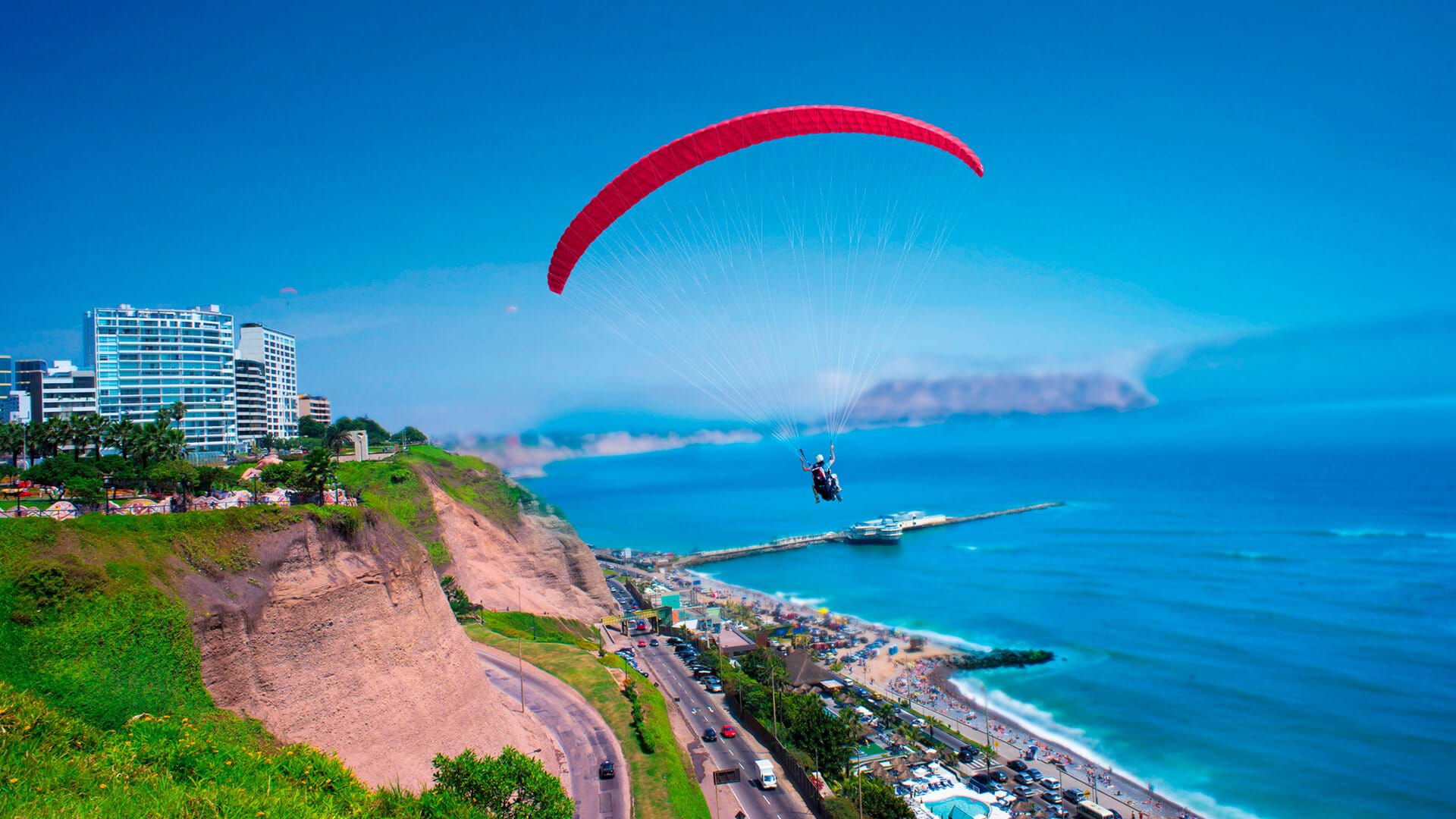 Vuelo en paramotor sobre Lima