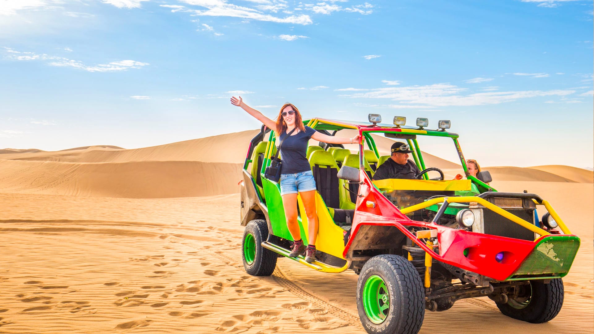 Buggy extremo y sandboarding