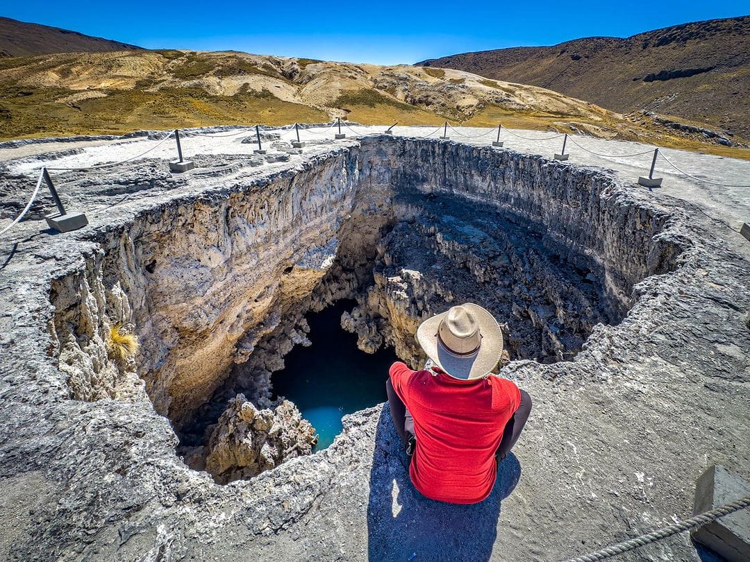 Volcán Pachapupum y baños termales