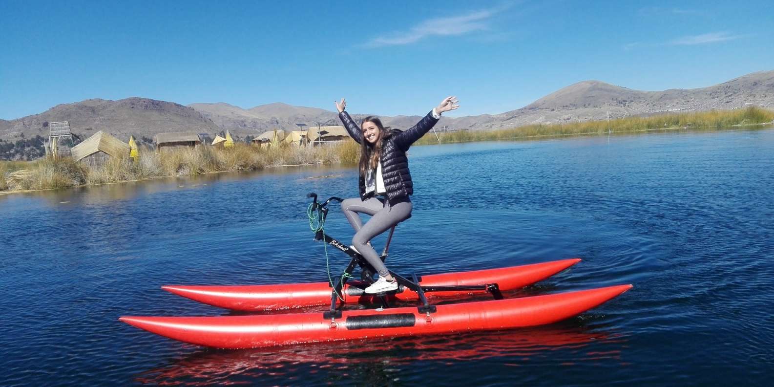 Aquabike en el Lago Titicaca: un paseo único