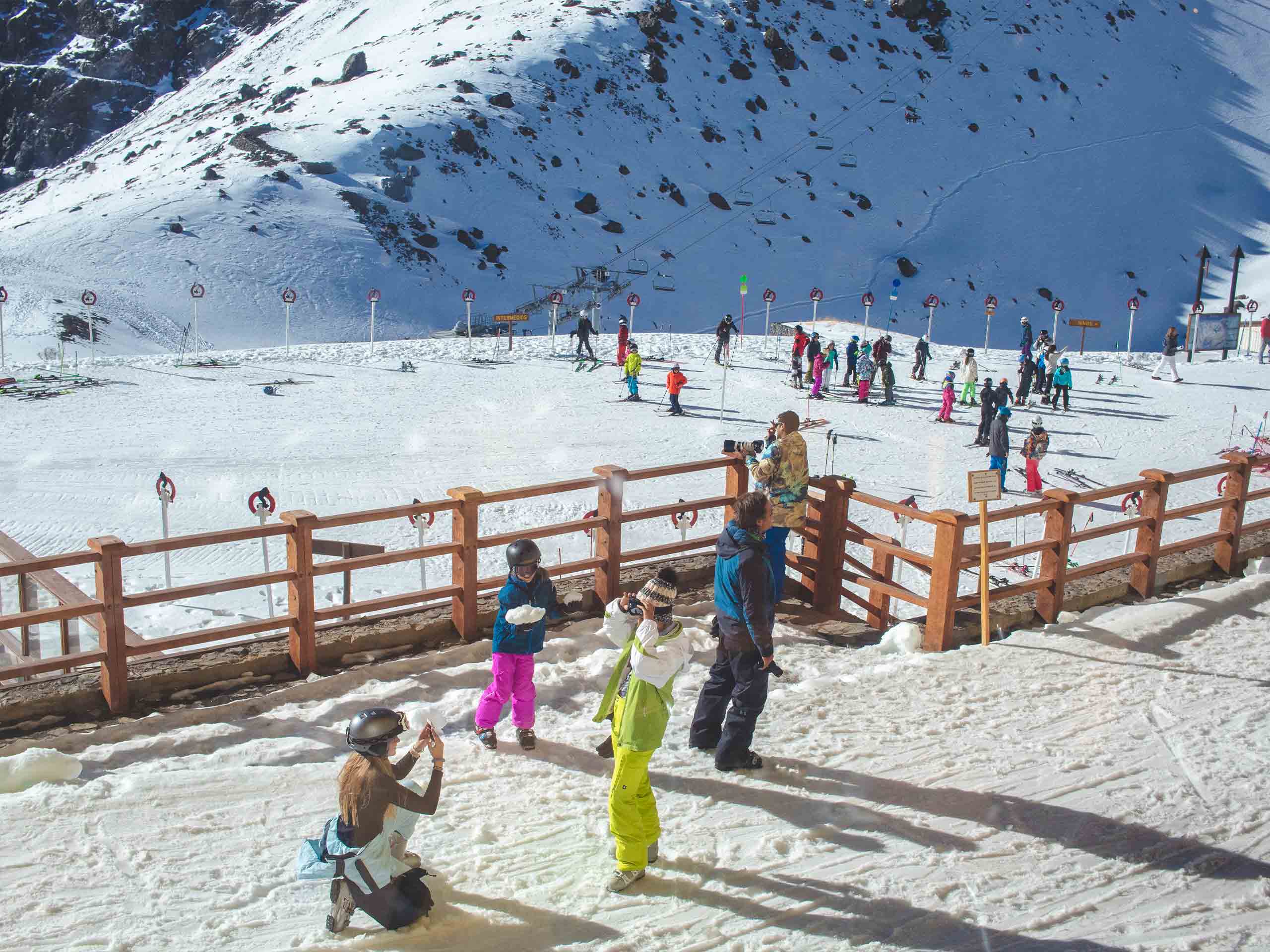 Laguna del Inca e estação de esqui Portillo