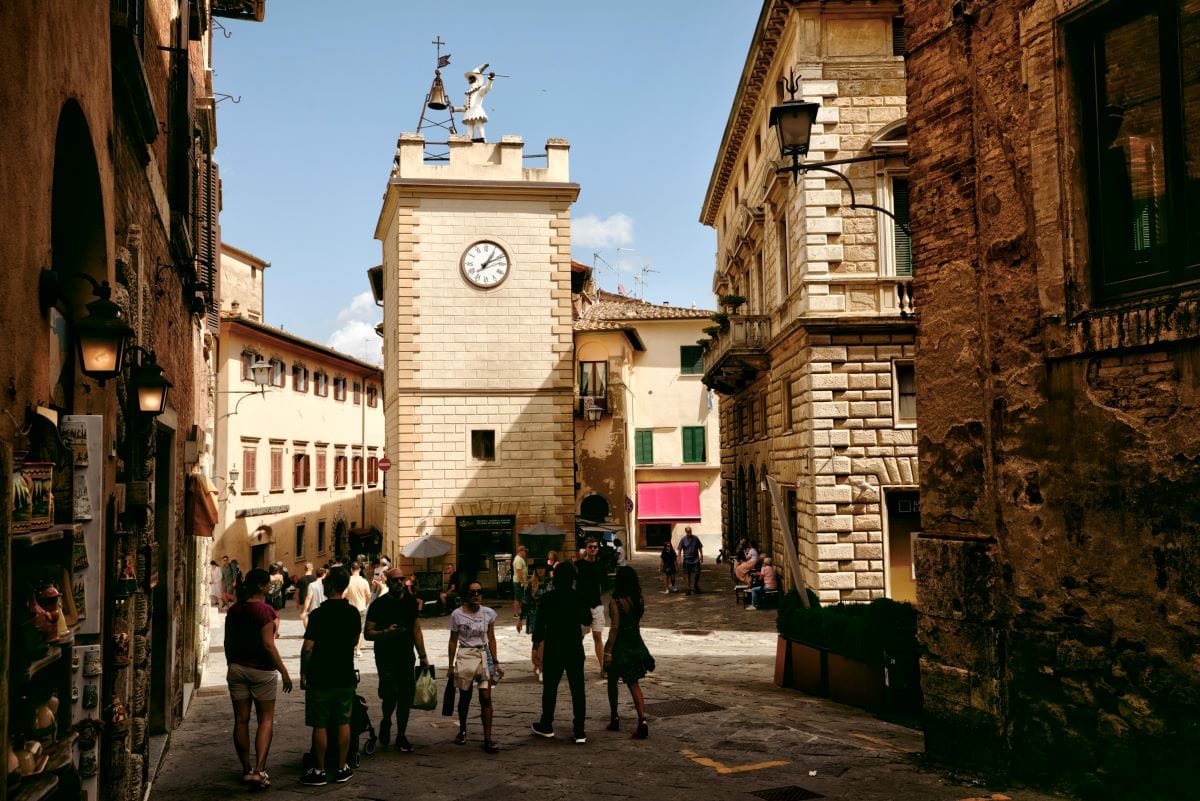 Montepulciano, Montalcino and Cortona