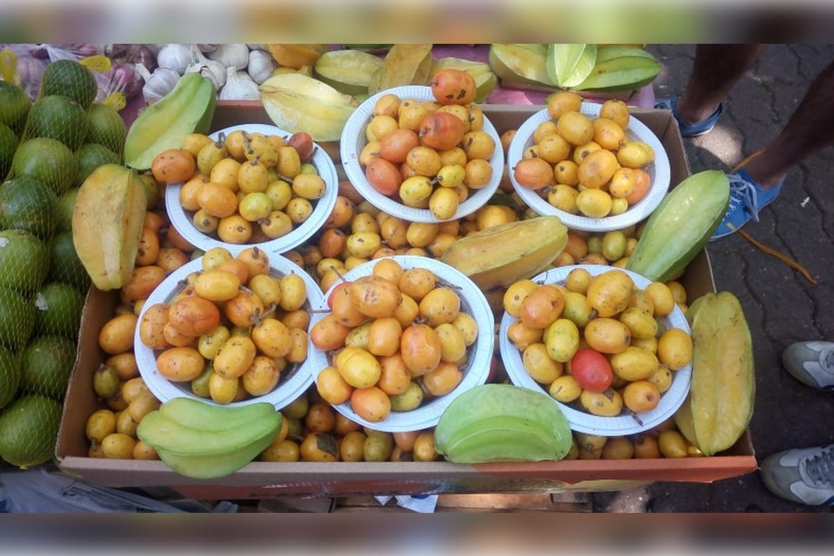 Exotic Fruit Tasting at a Rio Market