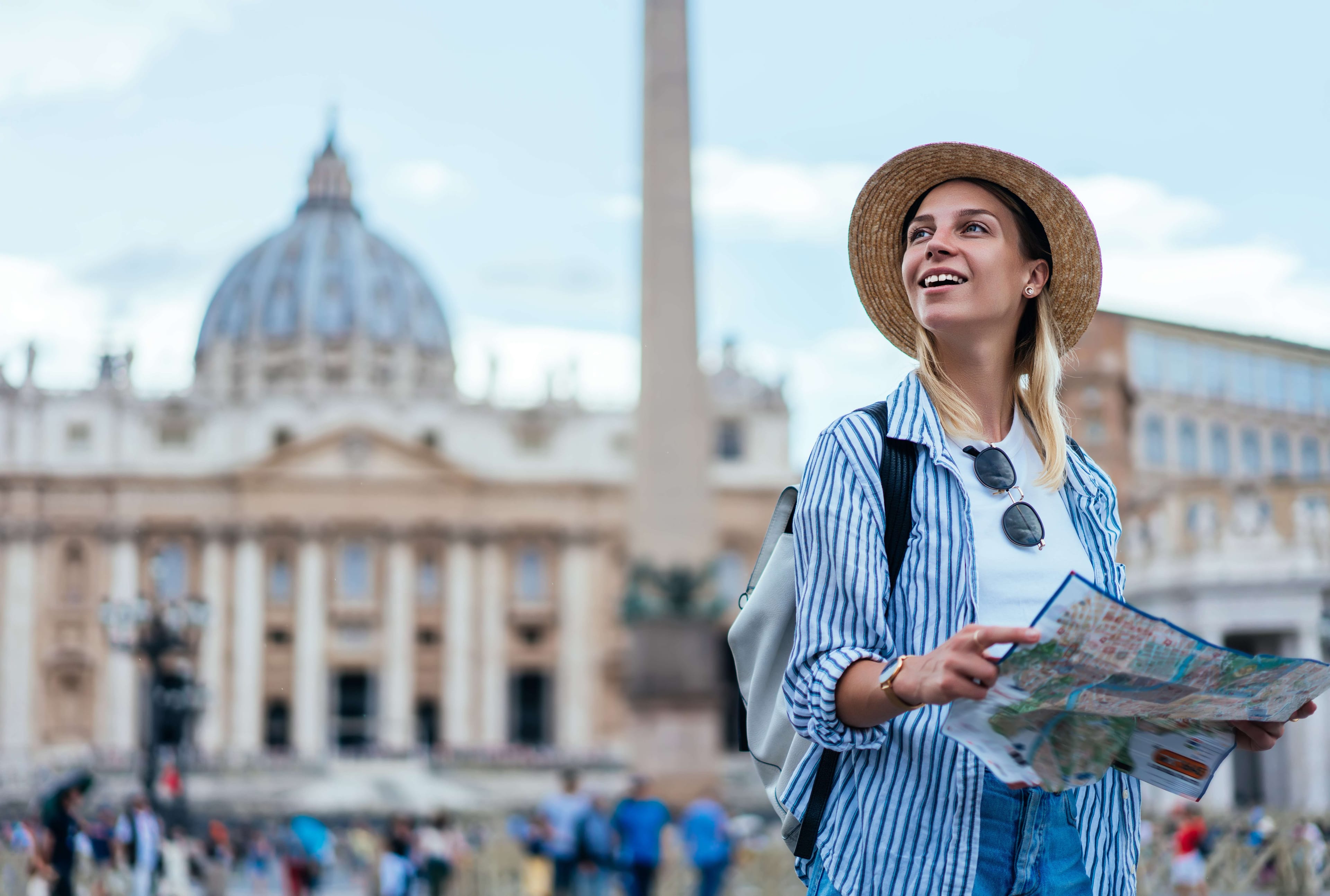 Coliseo, Vaticano y bus turístico