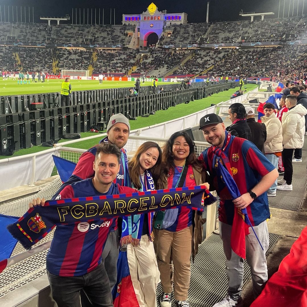 Experiência de jogo do Barça com local