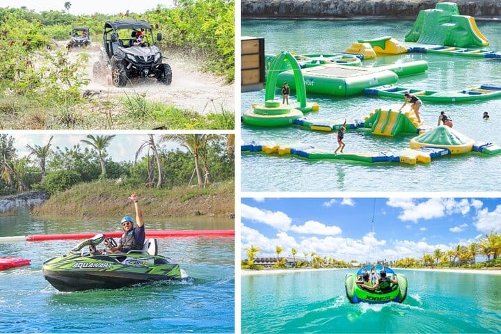 Moto acuática extrema, buggy y kart acuático