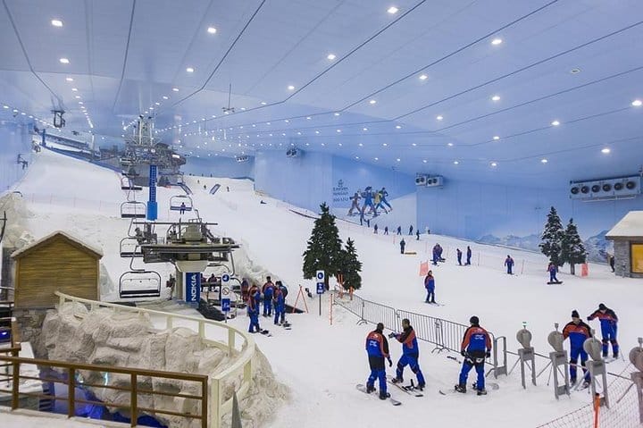 Ski Dubai tour with private transfers