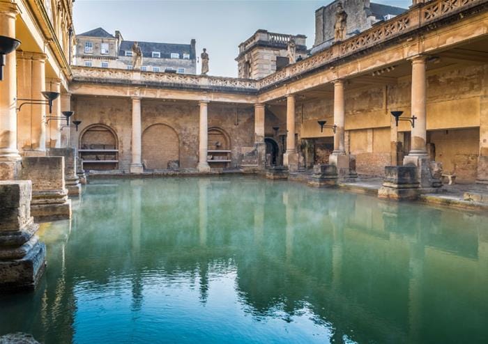 Bath by Rail: Roman Baths or Hop-On Hop-Off