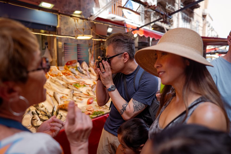 Cocina en Palermo con visita al mercado