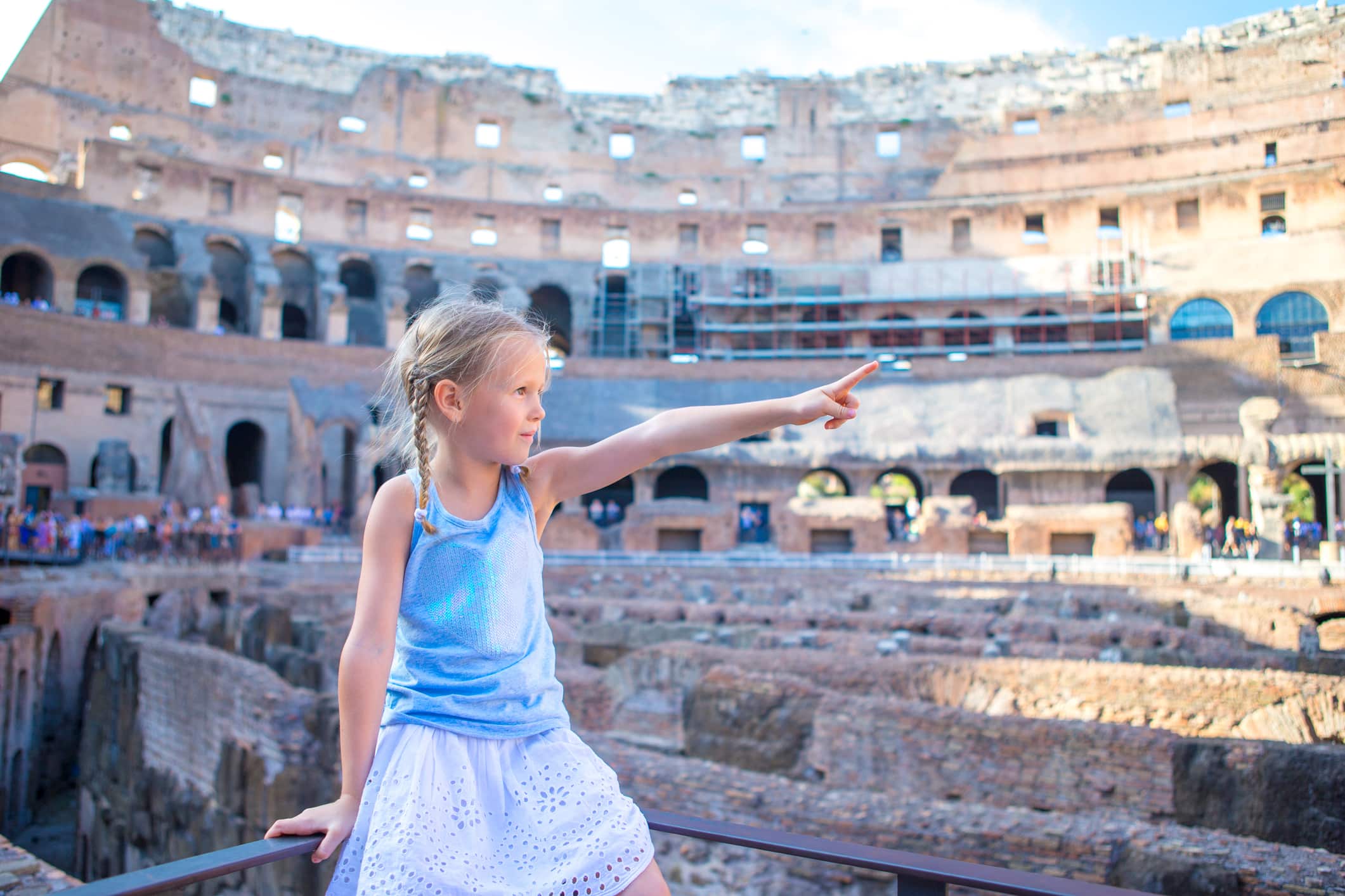 Coliseo y Foro Romano para niños
