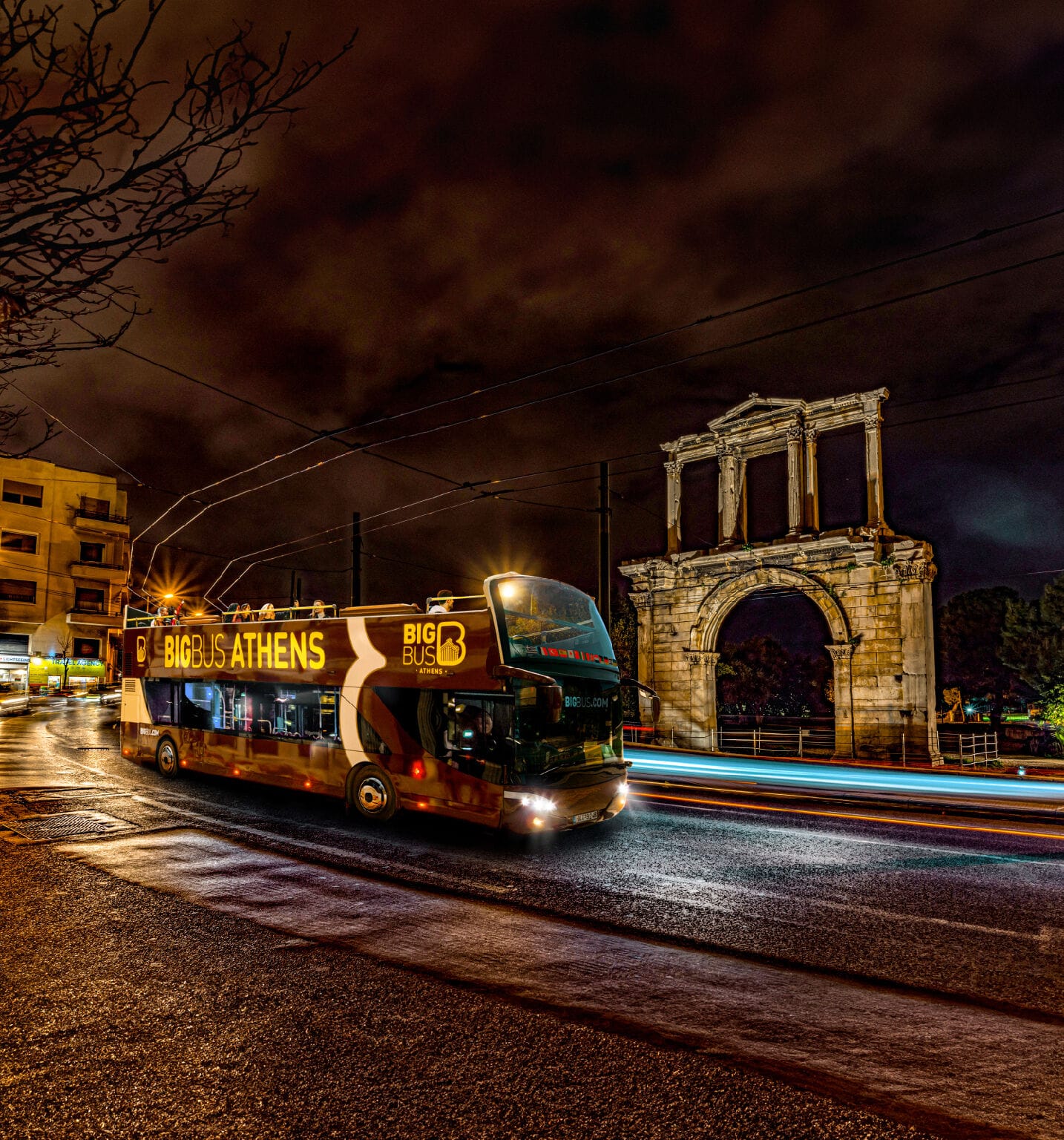 Big Bus nocturno por Atenas: 50 minutos