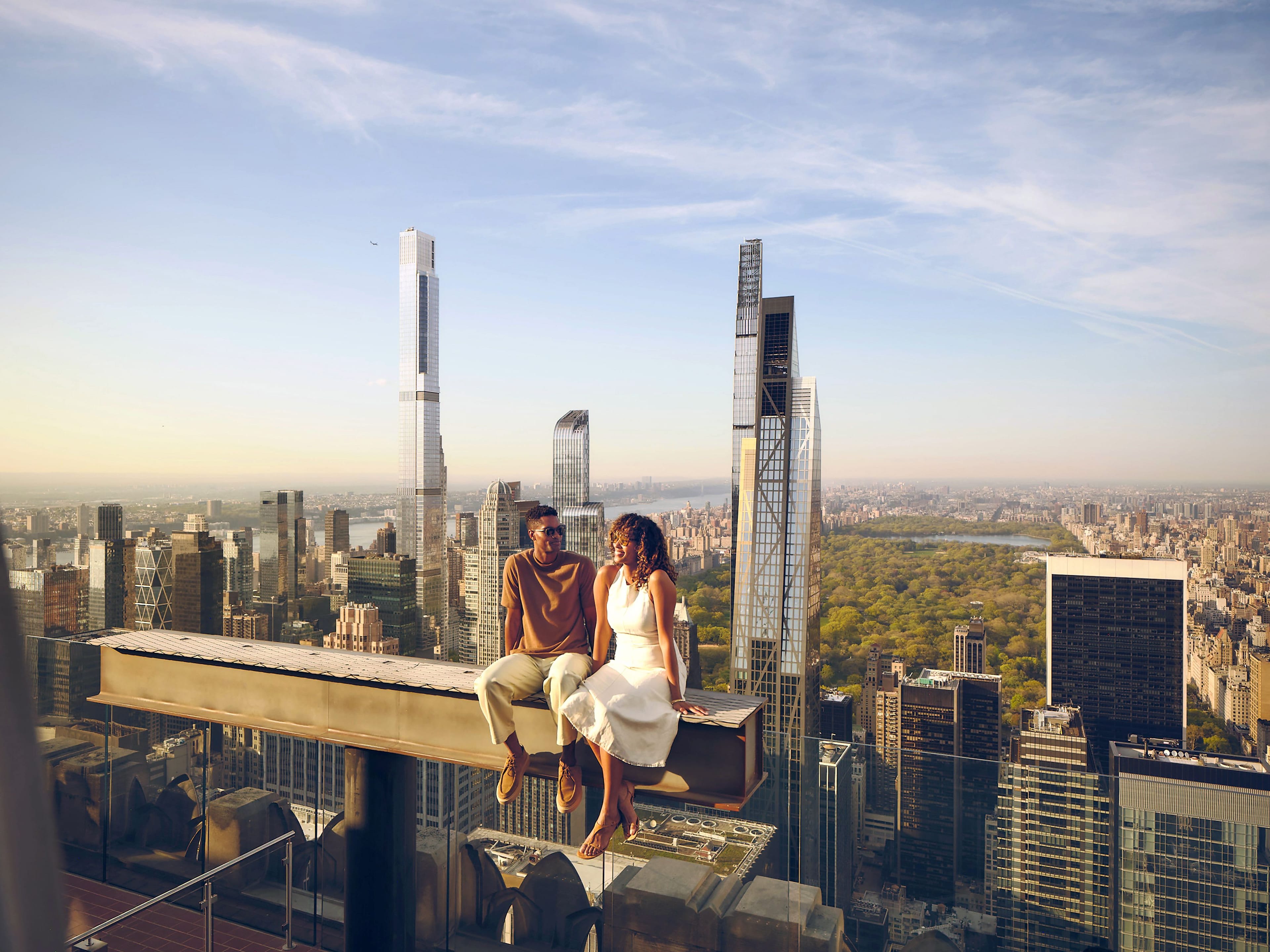 The Beam at Top of the Rock + Admission