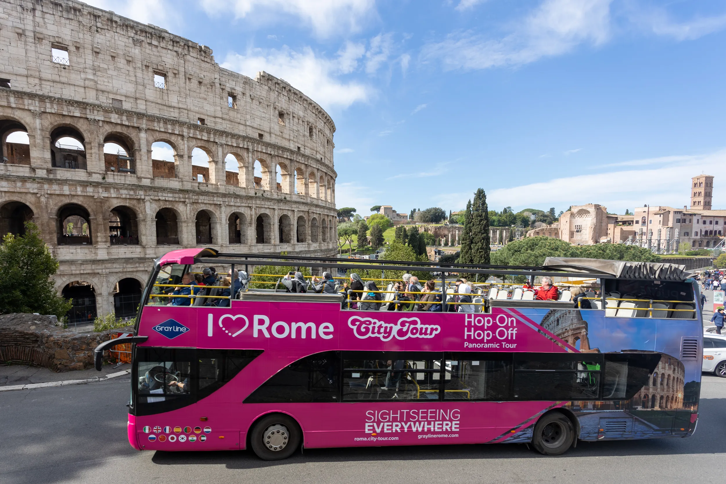 Recorrido turístico por Roma, paradas libres