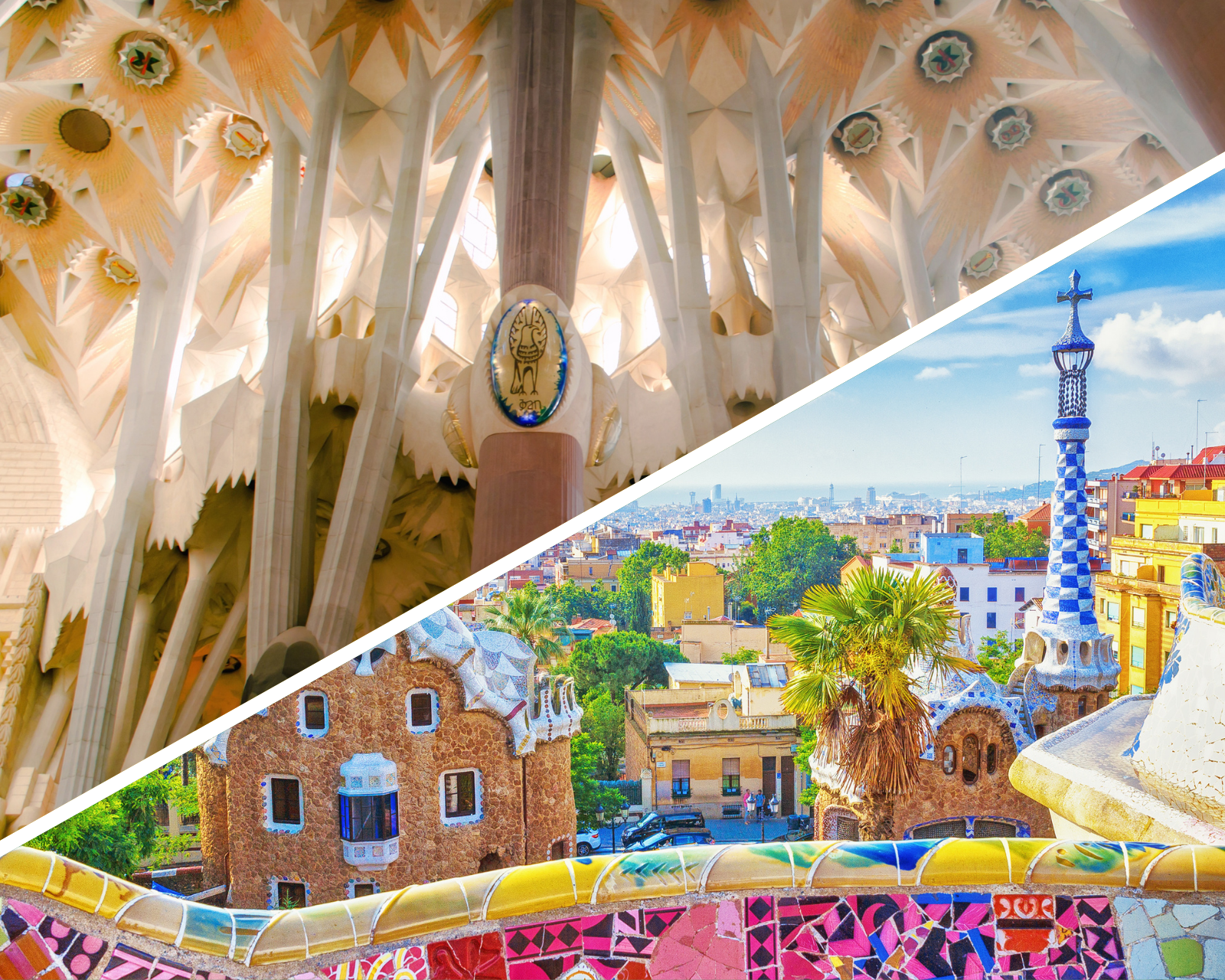 Sagrada Familia y Güell con acceso a torre