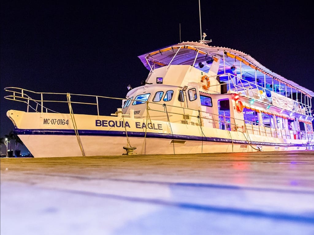 Noche blanca en Barco Bequia