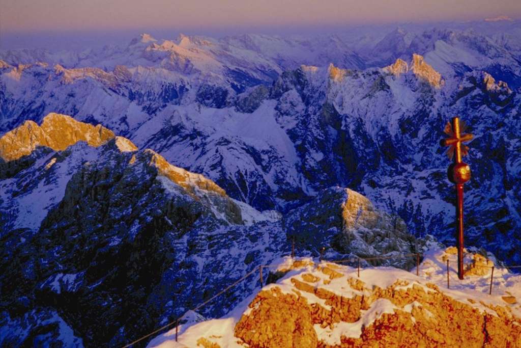 Visita a Zugspitze, la cumbre de Alemania