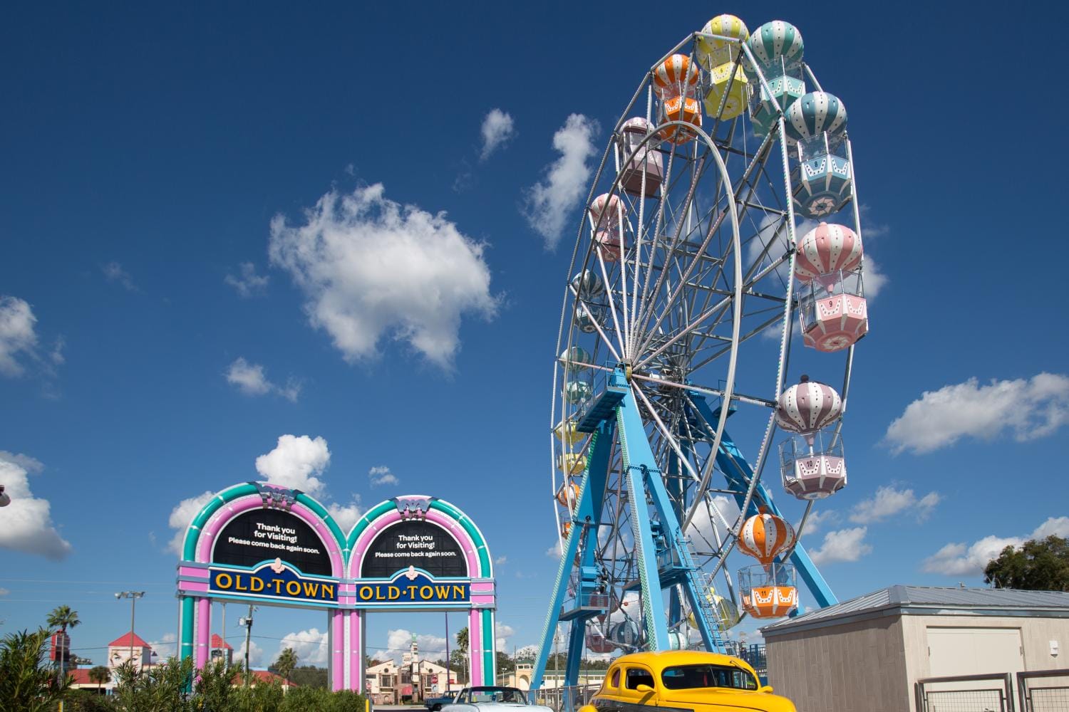 Old Town Kissimmee: noria y comida