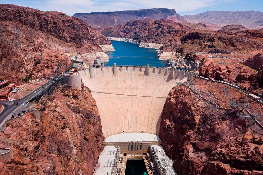 Represa Hoover desde Las Vegas