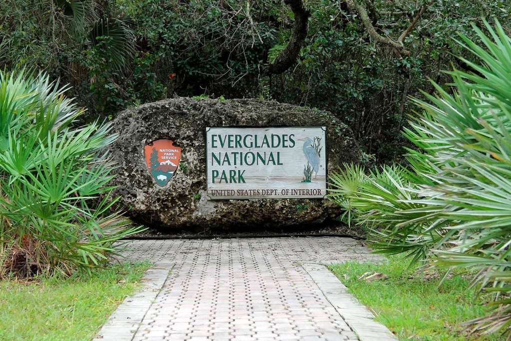 Entrada al Parque Everglades Sawgrass