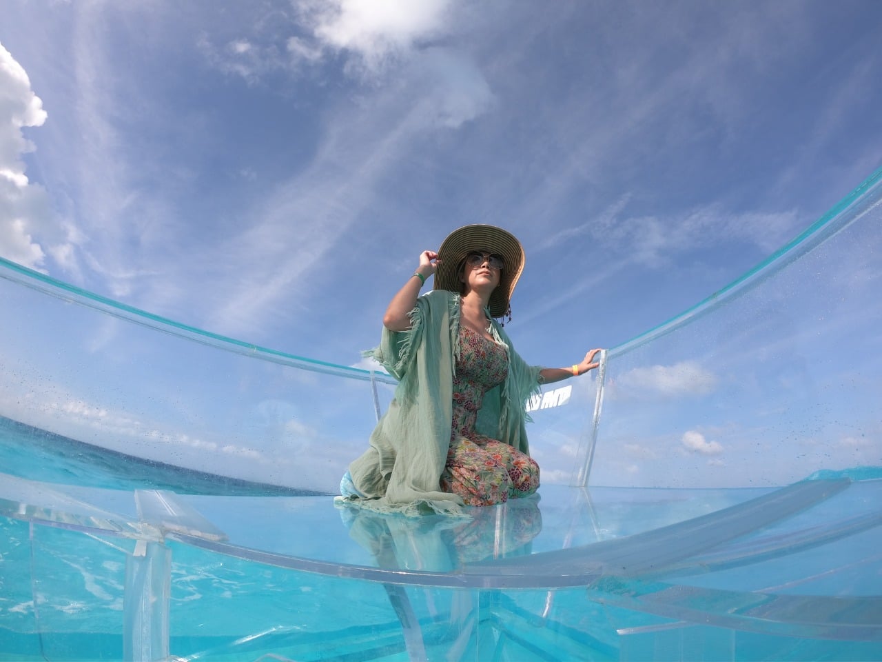 Clear Boat Tour at Nichupte Lagoon - Imagen 4