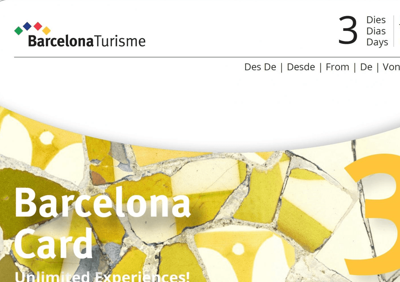 Tarjeta Barcelona - Imagen 1
