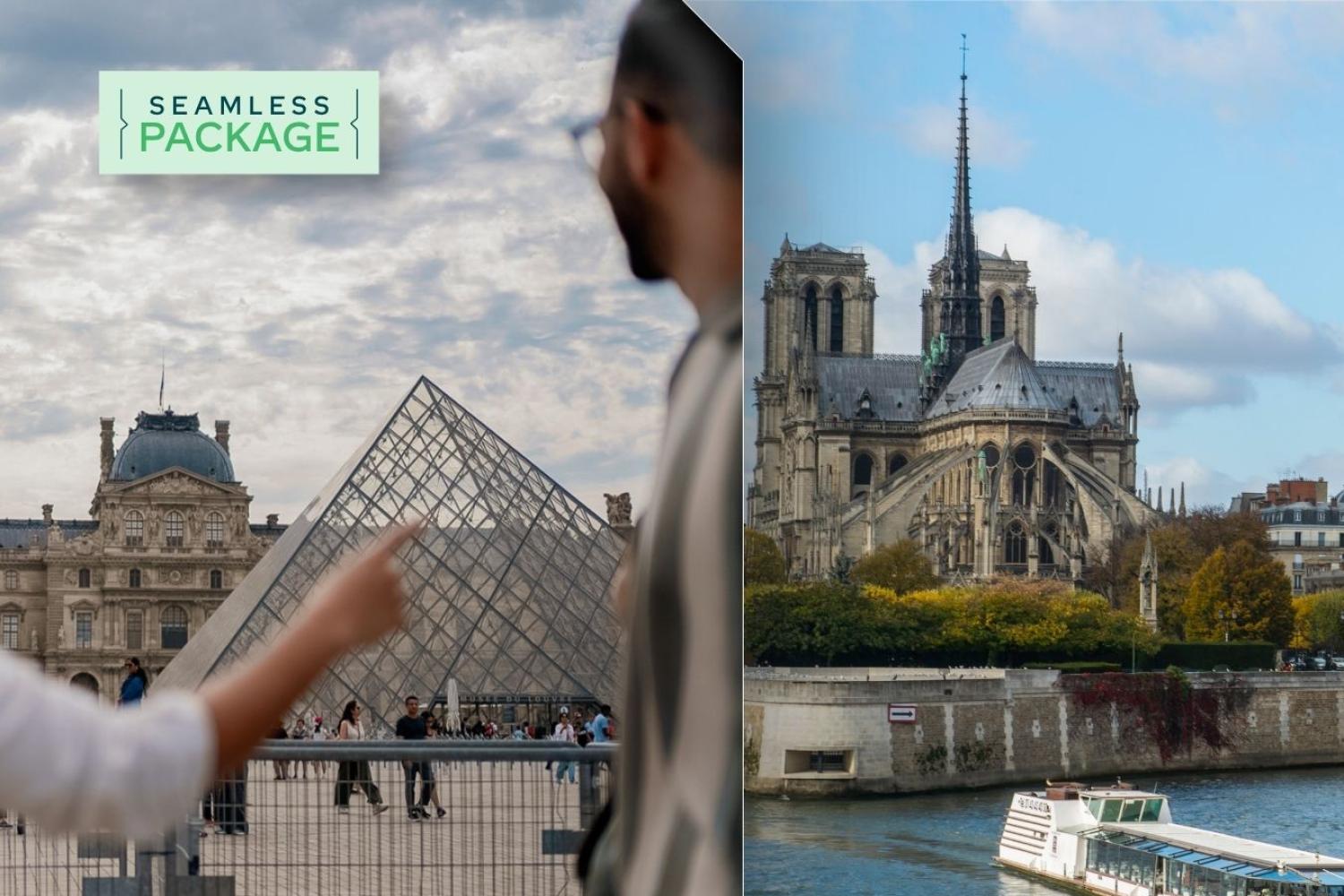 Louvre guiado y crucero con cena por el Sena - Imagen 1