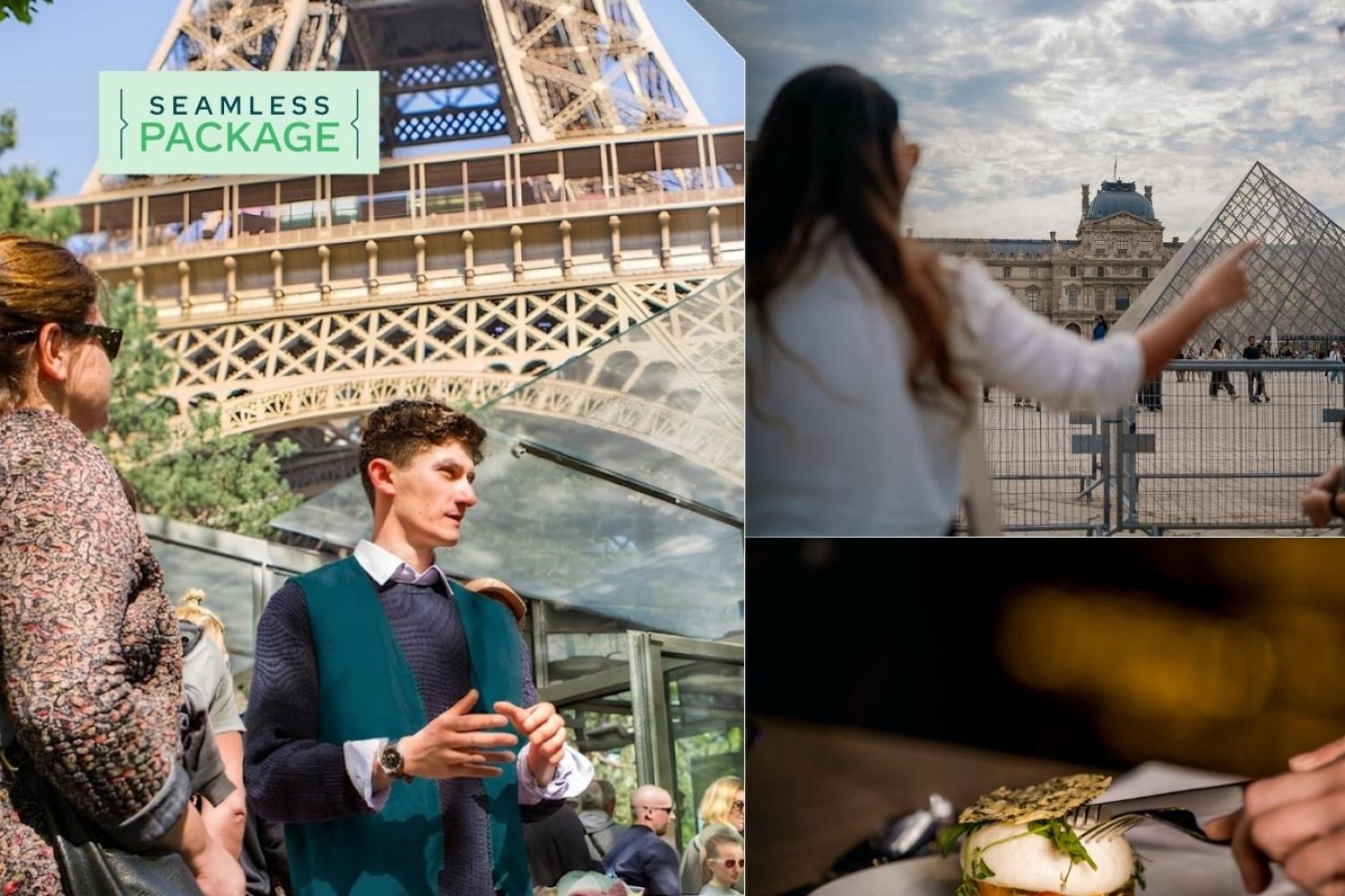 Torre Eiffel, Louvre y cena en el Sena - Imagen 1