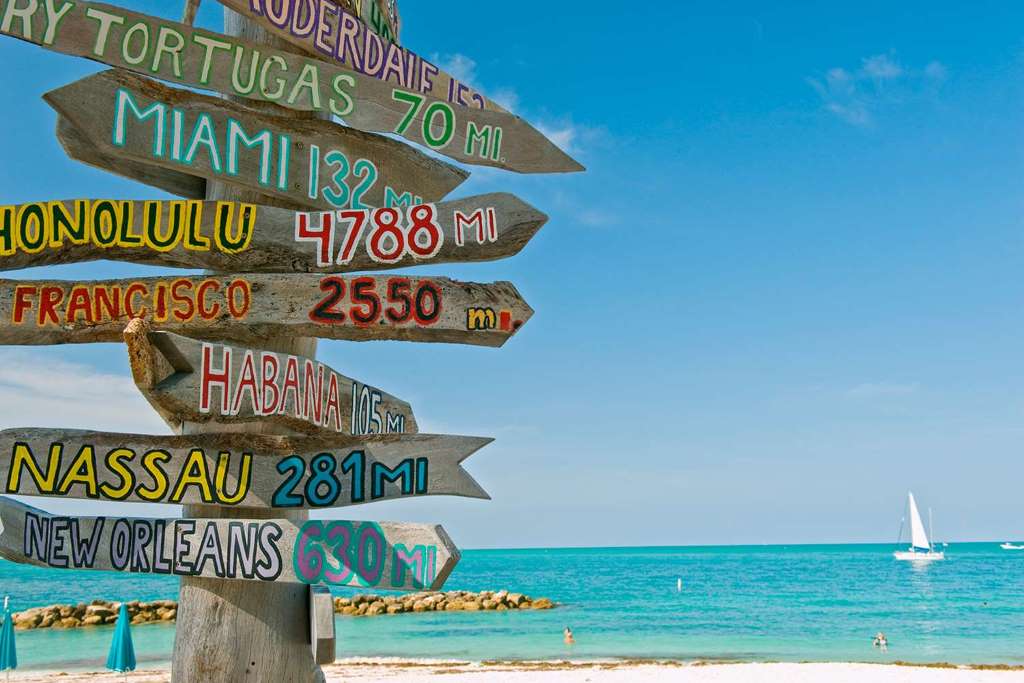 Key West e barco com fundo de vidro - Imagen 1